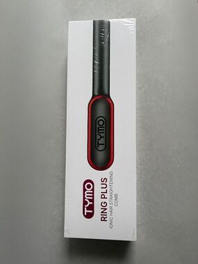 TYMO Ring Plus Ionic Hair Straightening Comb New Sealed